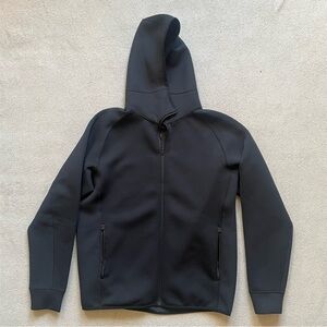 Uniqlo Hoodie Mens Large Black Ultra Stretch Dry Sweat Performance Sweatshirt